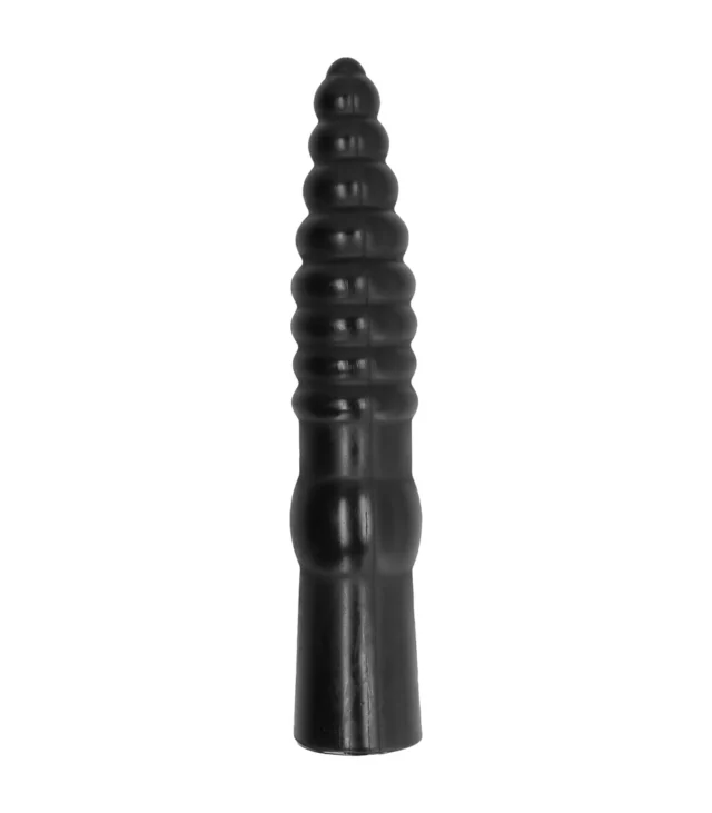 All Black - Dildo, śruba, 33 cm