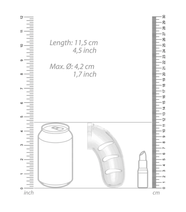 Klatka na penisa z plugiem 11,5 cm - Chastity