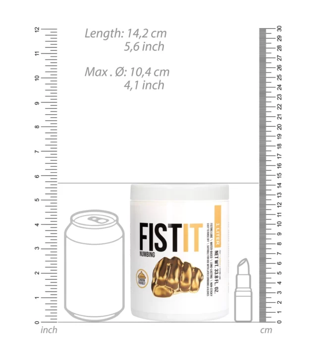 Fist It by Shots - Znieczulający lubrykant 1000 ml