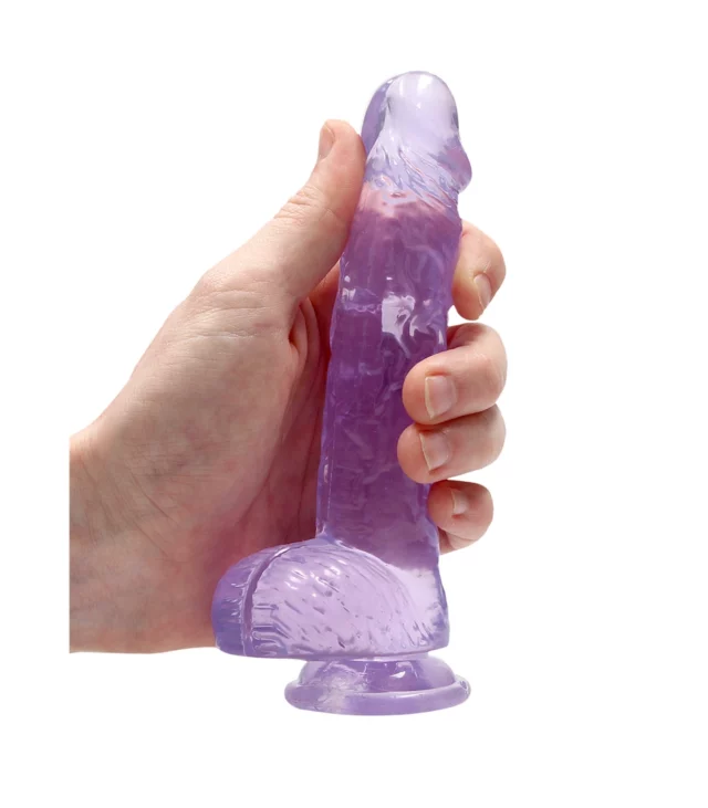 RealRock - Realistyczne dildo z jądrami 15 cm