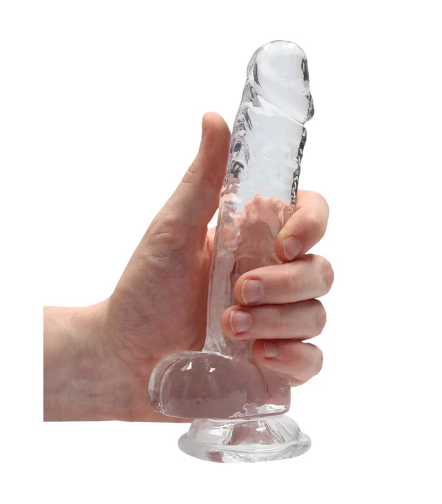 RealRock - Realistyczne dildo z jądrami 18 cm