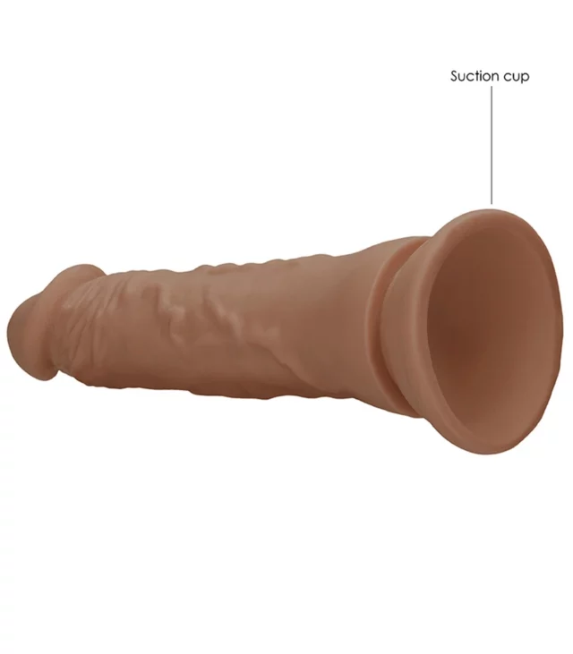 RealRock - Bardzo realistyczne dildo z wypukłymi żyłami 17 cm