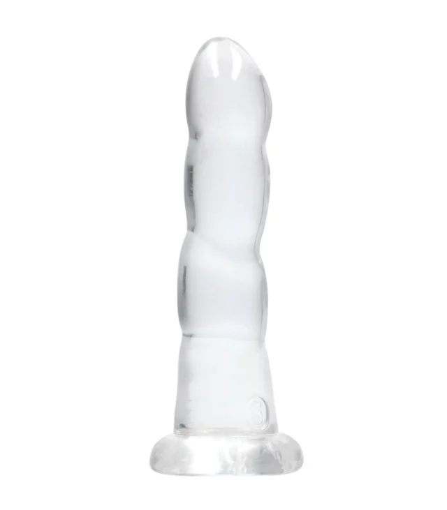 RealRock - Dildo z przyssawką karbowane 17 cm