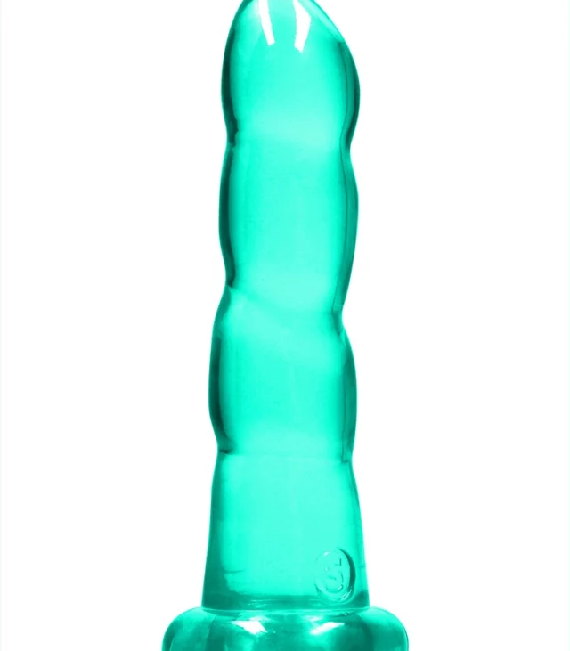 RealRock - Dildo z przyssawką karbowane 17 cm